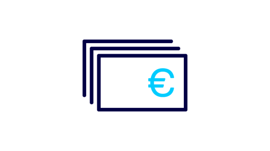 Piktogramm eines Geldscheins